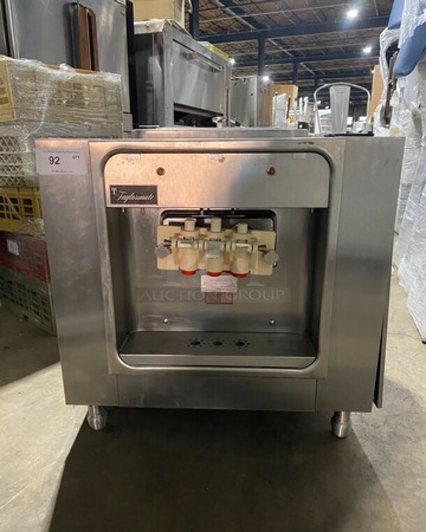 Taylormate Commercial Soft Serve AIR COOLED Ice Cream Machine! All Stainless Steel! On Legs!