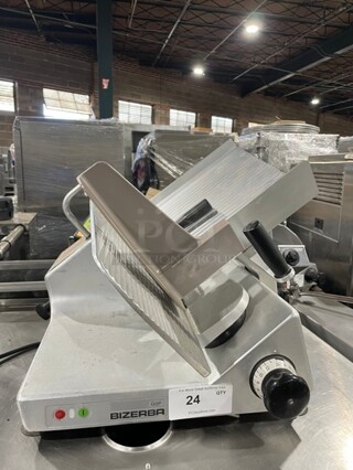 WOW! Bizerba GSP Commercial Countertop Meat Slicer! All stainless Steel! 120V 1PH! SN: 10290977!