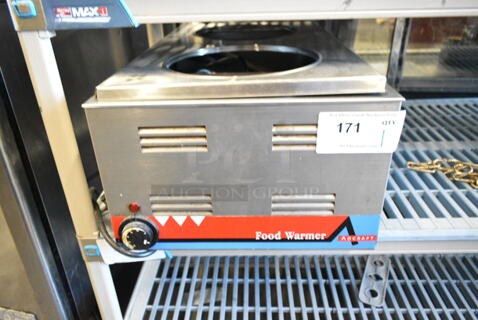 Adcraft FW-1200WF Stainless Steel Commercial Countertop Food Warmer. 120 Volts, 1 Phase. 