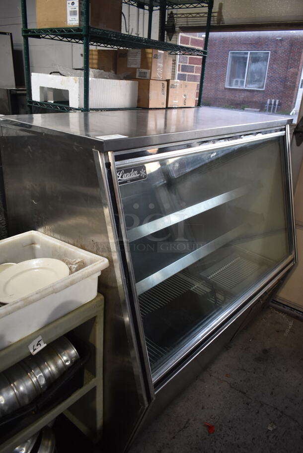 2014 Leader HDL60 S/C Metal Commercial Floor Style Deli Display Case Merchandiser. 115 Volts, 1 Phase. Tested and Does Not Power On