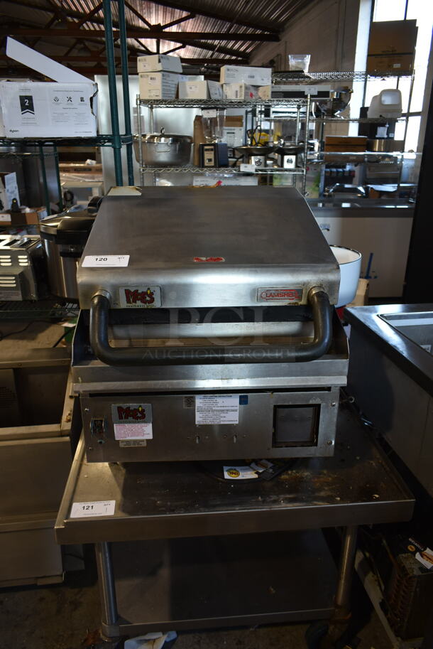Star 224TH-NATMG Stainless Steel Commercial Countertop Natural Gas Powered Clamshell Panini Press. 