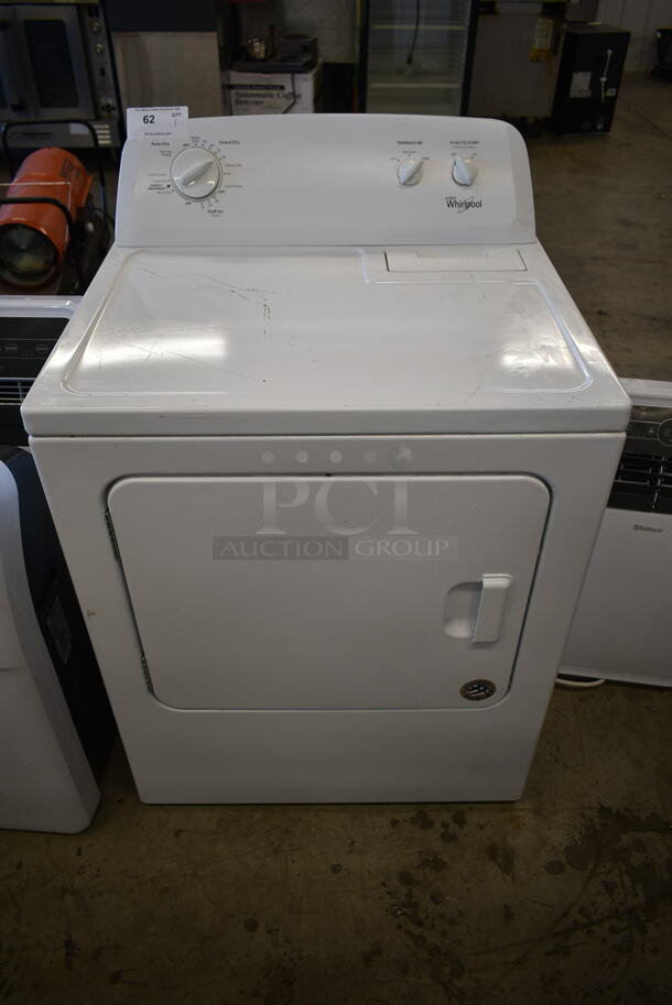 Whirlpool WED4616FW0 Metal Floor Style Front Load Dryer. 120/240 Volts. 