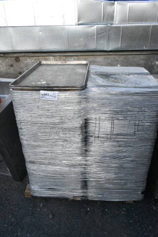 200 Metal Full Size Baking Pans. 200 Times Your Bid! 