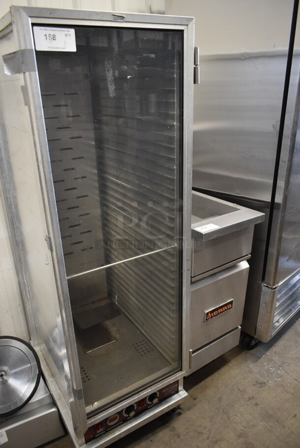 Win-holt NHPL-1836C Metal Commercial Enclosed Proofing Cabinet on Commercial Casters. Tested and Working!