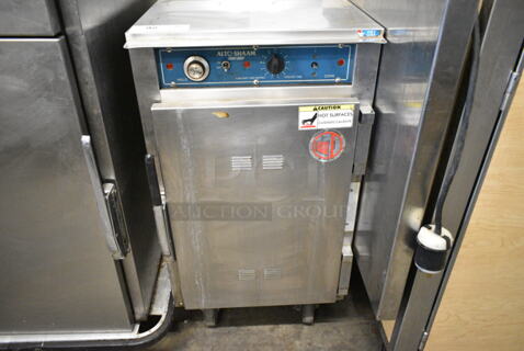 Alto Shaam Halo Heat Stainless Steel Commercial Cook N Hold Cabinet on Commercial Casters. 208/250 Volts.