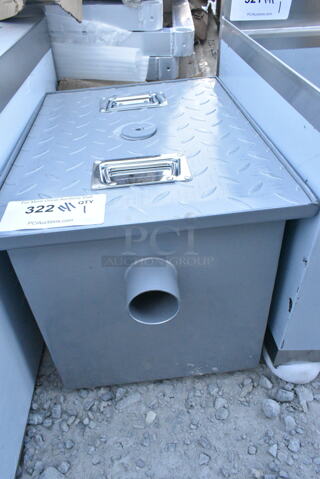 BRAND NEW SCRATCH AND DENT! Metal Grease Trap