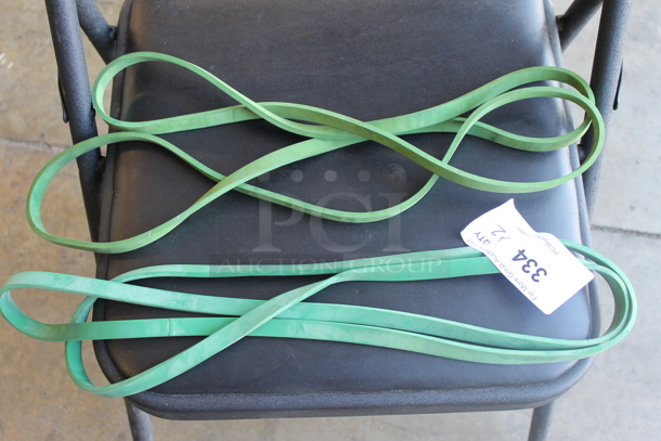 2 Green Resistance Bands. 2 Times Your Bid!