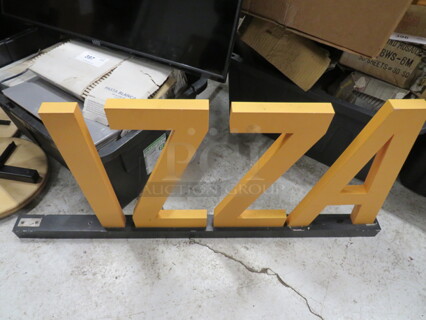 IZZA Sign. Missing P. 47X2.5X21.5