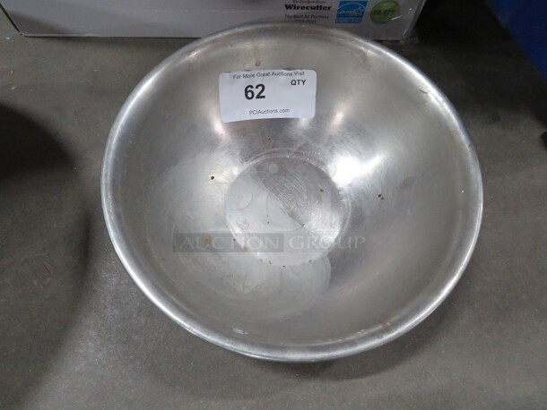 One 11.5 Inch Stainless Steel Mixing Bowl.