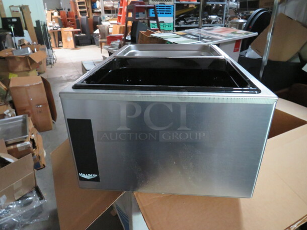 One NEW Vollrath Super Pan System With NEW 1/2 Size Food Storage Container And 1/2 Size Hotel Pan. #91539 - Item #1117780
