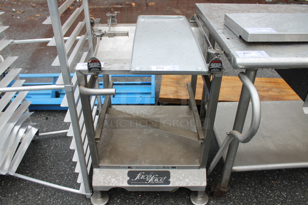 Face to Face Stainless Steel Commercial Meat Slicer Equipment Stand.