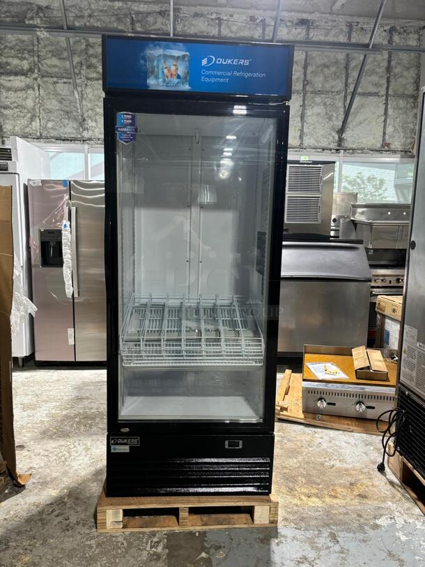 Brand New Scratch & Dent DSM-19R Commercial Single Glass Swing Door Merchandiser Refrigerator