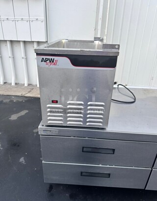 Used APW Wyott CTCW-43 Countertop Cold Food Well - 120V Tested and Working