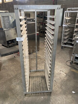 Metal Pan Transport Rack! On Casters!