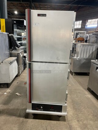 Cres Cor Commercial Insulated Food Warmer/Proofing Cabinet! With 2 Door Access! On Casters! 120V 1 Phase! Model: 5495 039 SN: DJH-K5111C!