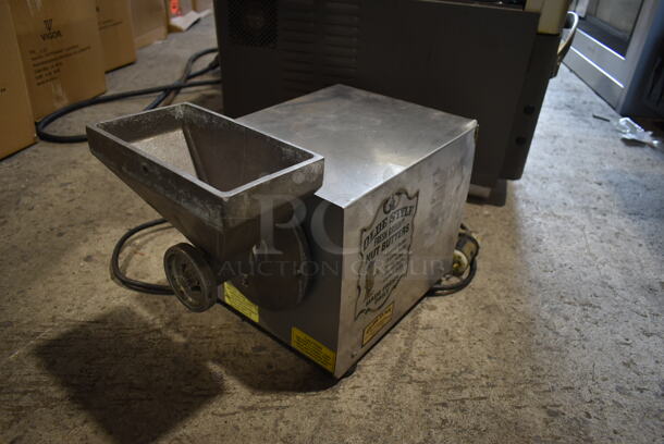 Olde Tyme PN1 Stainless Steel Commercial Countertop Nut Grinder Base. 115 Volts, 1 Phase. Cannot Test Due To Plug Style