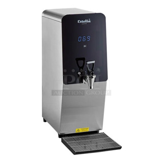 BRAND NEW SCRATCH AND DENT! 2024 Estella 236HWDDS 2 Gallon Tap-Operated Digital Hot Water Dispenser. 120 Volts, 1 Phase. 