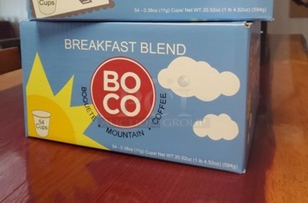 BoCo Breakfast Blend Boquete Mountain Coffee 54Cups/Box BIDX10 - Item #1125097