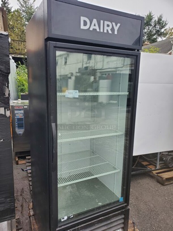 True Single Glass Door Refrigerator
Good Working Condition - Item #1142191