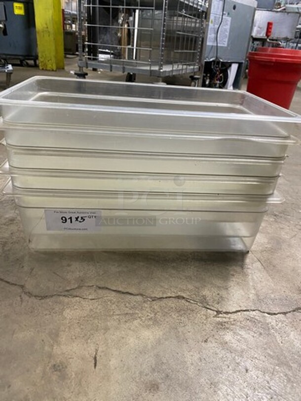 Cambro Clear Poly Food Container! 5x Your Bid!