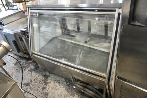 Leader CDL48S/C Metal Commercial Floor Style Deli Display Case Merchandiser. 115 Volts, 1 Phase. Tested and Working!