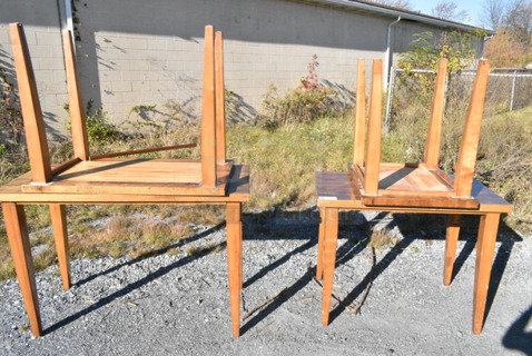 4 Various Wooden Table. 55x24x36, 24x30x30, 3x24x33. 4 Times Your Bid! 