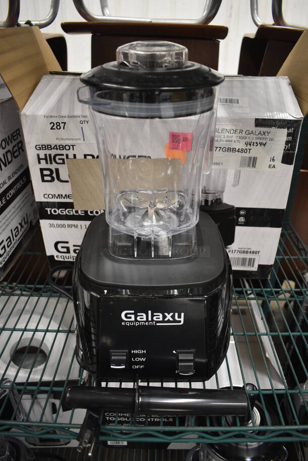 BRAND NEW SCRATCH AND DENT! 2021 Galaxy 177GBB480T Metal Commercial Countertop Blender w/ Pitcher. 120 Volts, 1 Phase. 10x10x18. Tested and Working!