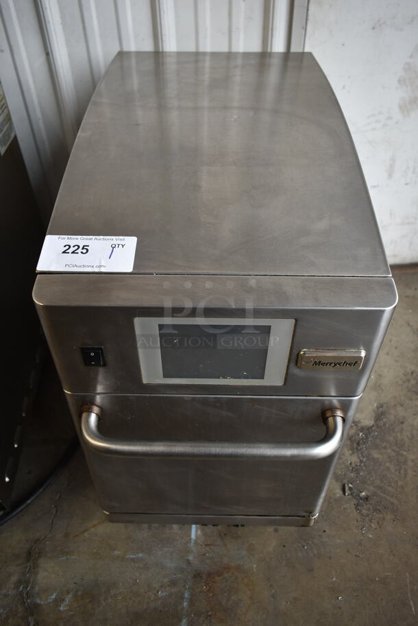 2014 Merrychef eikon e2 Stainless Steel Commercial Countertop Electric Powered Rapid Cook Oven. 208/240 Volts, 1 Phase. 