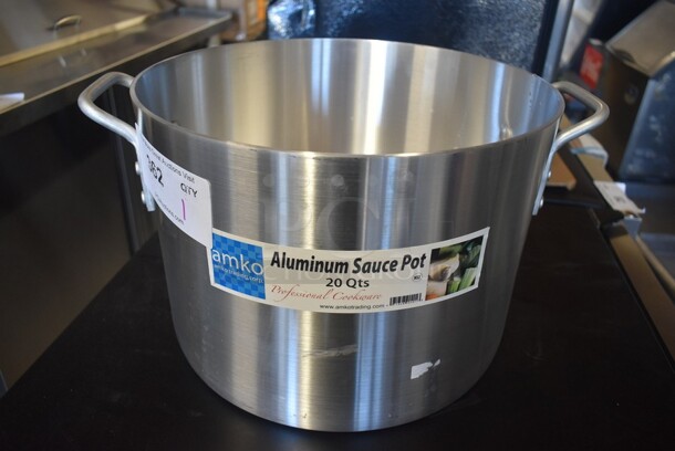 BRAND NEW! Amko Aluminum 20 Quart Stock Pot.