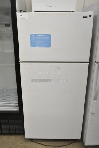 General Electric GE HTR15ABMDRWW Metal Cooler w/ Freezer. 115 Volts, 1 Phase. 