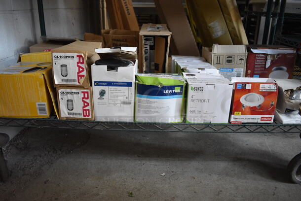 ALL ONE MONEY! Tier Lot of Various Items Including Lighting Fixtures