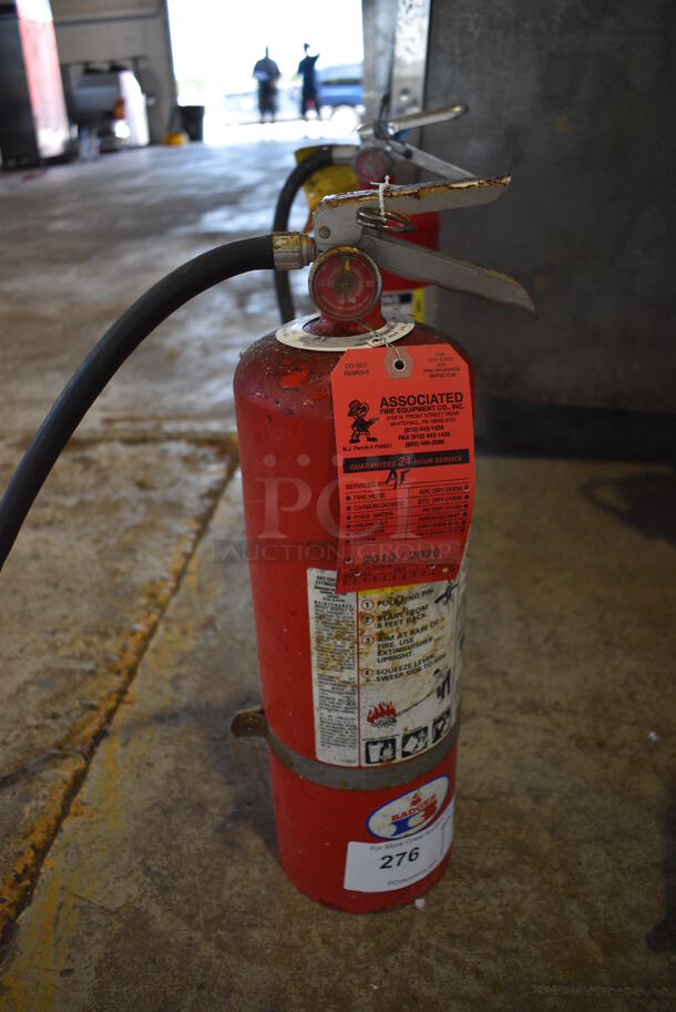 Badger Dry Chemical Fire Extinguisher. 6x5x19