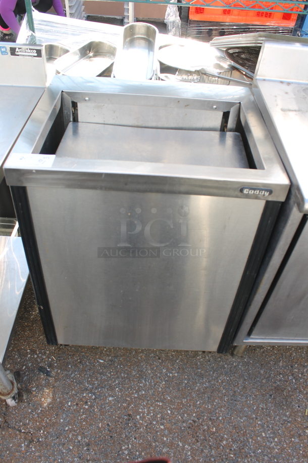 Cuddy Stainless Steel Commercial Baking Pan Return on Commercial Casters.