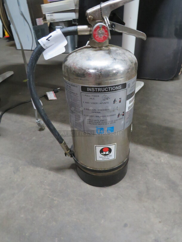 One A & K Fire Extinguisher.