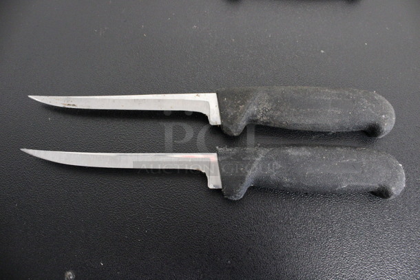 2 Sharpened Stainless Steel Fillet Knives. 10.5". 2 Times Your Bid!