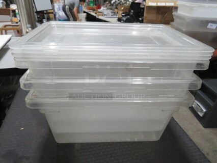 4.75 Gallon Food Storage Container With Lid. 3XBID