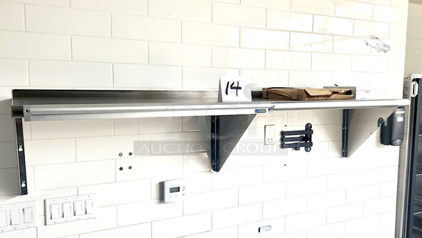 AWESOME!! 6ft Stainless Steel Wall Shelf With Brackets. 72x12
*Located In Bakersfield, CA.*
*In-Person Pick-up & Shipping Available*
