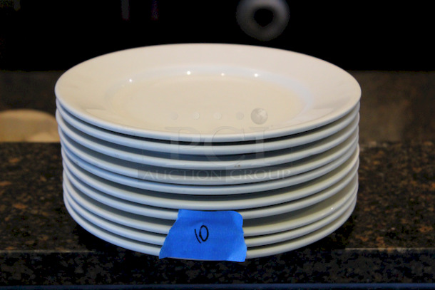 Set of 10 Tuxton 9" Plates. 

10x Your Bid