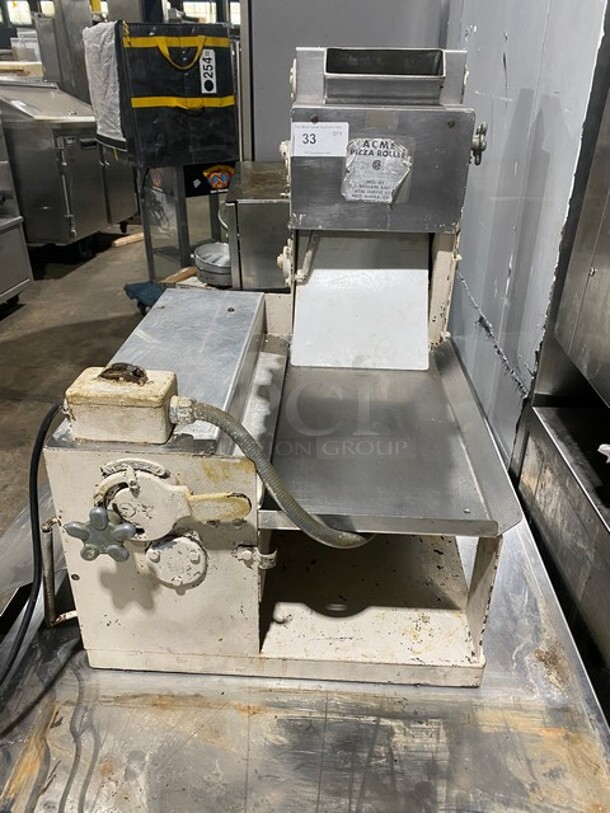 Acme All Stainless Steel Commercial Countertop Dough Sheeter! SN:7-3043 115V 1PH