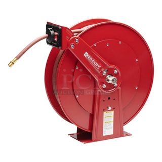 BRAND NEW SCRATCH AND DENT! Reelcraft 83050 OLP Series 80000 3/4" x 50' Ultimate Duty Dual Pedestal Hose Reel