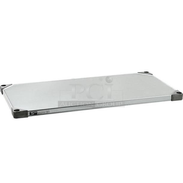 BRAND NEW IN BOX! Metro 1860FS 18" x 60" Flat Stainless Steel Solid Shelf
