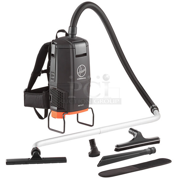 BRAND NEW SCRATCH AND DENT! 2023 Hoover CH93619 HVRPWR 6 Qt. 40V Cordless Backpack Vacuum Cleaner. 