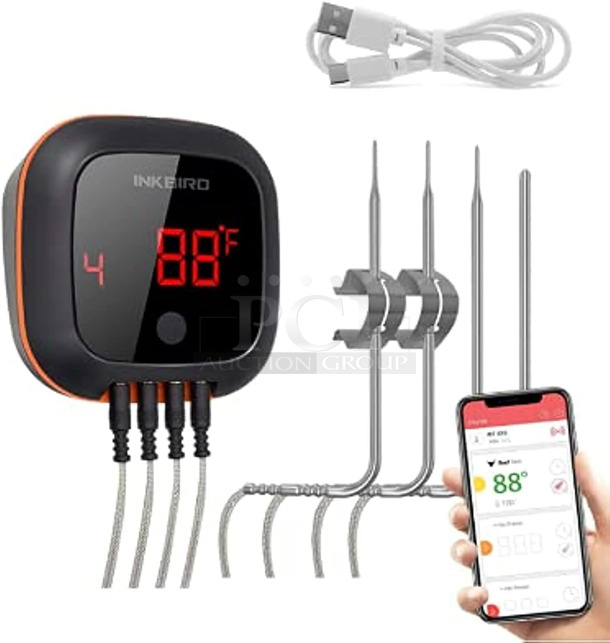 BRAND NEW! Ink Bird IBT-4XS X001U680QF Smart Wireless BBQ Thermometer