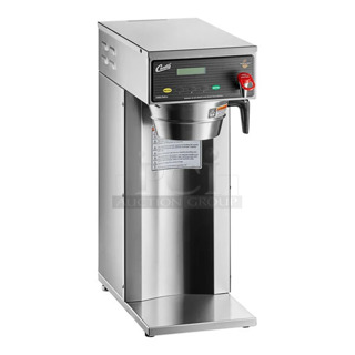 BRAND NEW SCRATCH AND DENT! Curtis D500GT12A000 Stainless Steel Automatic Airpot Coffee Brewer with Digital Controls. 120 Volts, 1 Phase. 