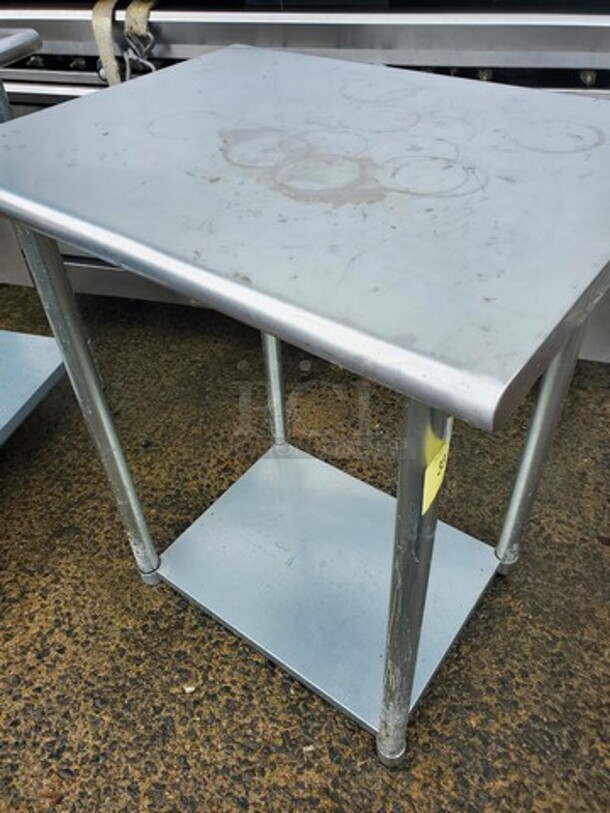  Stainless Steel Stand with Galvanized Undershelf 30X24X36