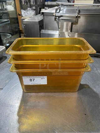 Commercial Amber High-Heat Steam Table/Hotel Pans! All One Money! 