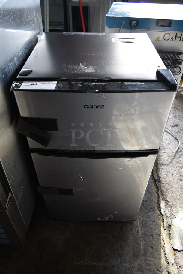 Galanz GL31S5E Metal Mini Cooler Freezer. 115 Volts, 1 Phase. Cannot Test Due To Missing Power Cord