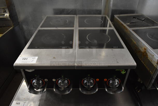 Vollrath 924HIMC Stainless Steel Commercial Countertop Electric Powered 4 Burner Induction Range. 208/240 Volts.