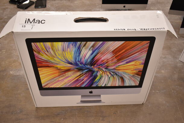 Apple A1419 27"  iMac Desktop All In One Computer w/ Keyboard. 100-240 Volts, 1 Phase. (front room)