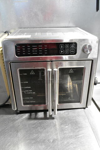 Emeril Lagasse FAFO-001 Stainless Steel Countertop French Door Air Fryer Oven. 120 Volts, 1 Phase. 